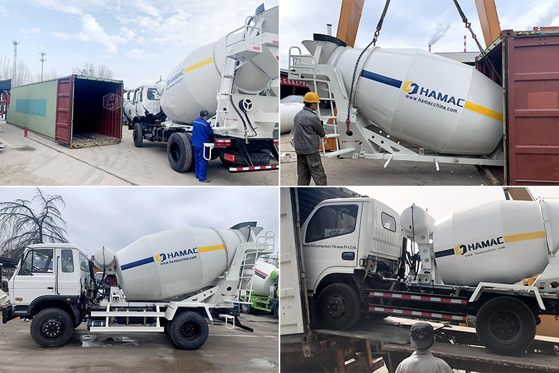 Concrete Mixer Truck For Sale shipping pictures