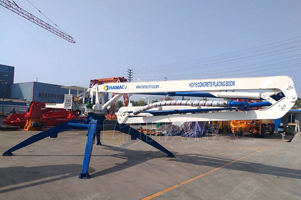 <b>HGY15 Spider Hydraulic Concrete Placing Boom Was Sent to Central America</b>
