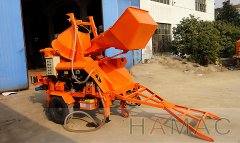 <b>HBT08 Concrete mixer with pump ready for delivery</b>