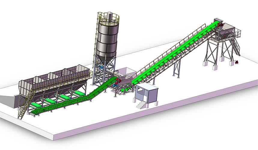 MODULAR STABILIZED SOIL MIXING PLANT