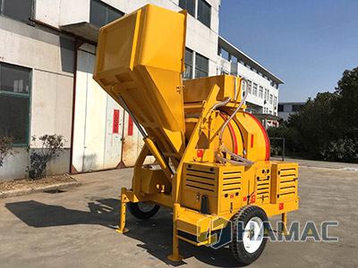 <b>JZR500 Diesel Concrete Mixer & Pneumatic Cement Pump Delivered</b>