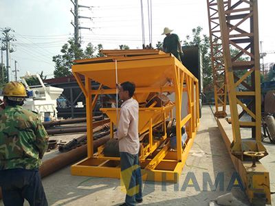 <b>YHZS25 Mobile Concrete Batching Plant Delivered To South America</b>