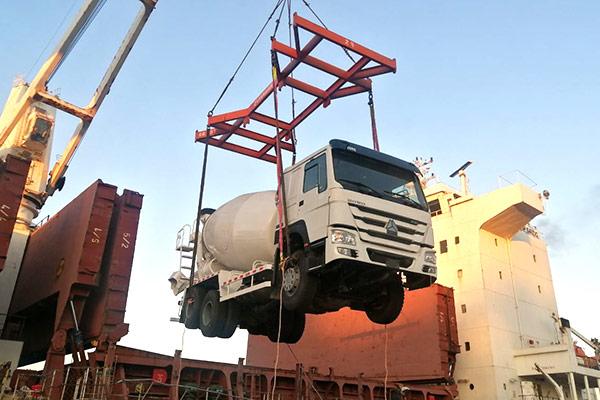 10 m3 Concrete transit mixer trucks in Nigeria