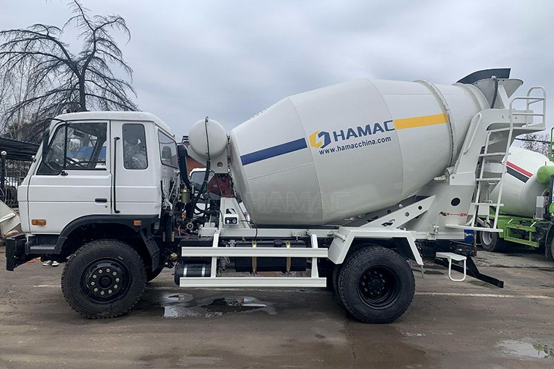 <b>6 m<sup>3</sup> Concrete Transit Mixer Truck Was Packed and Go to Sudan</b>