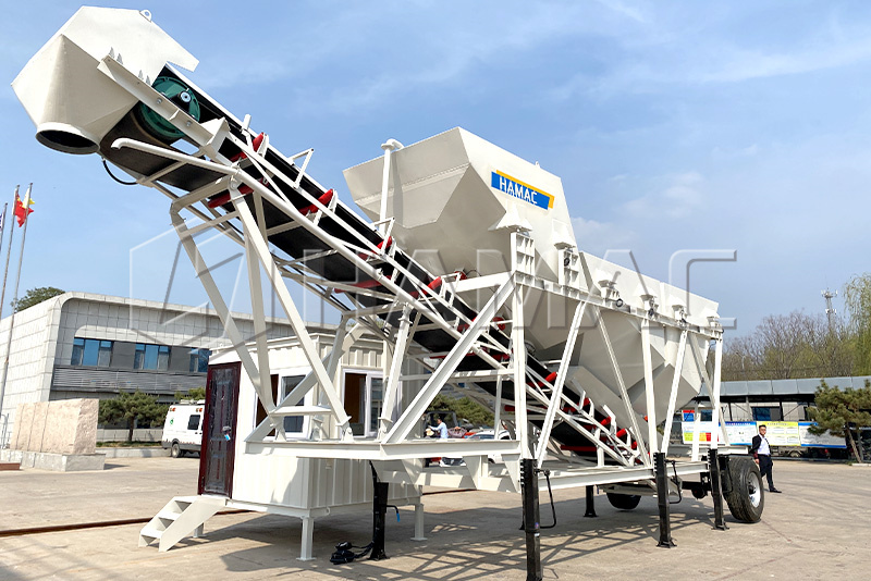 Dry Batch Concrete Batching Plant  shipping pictures