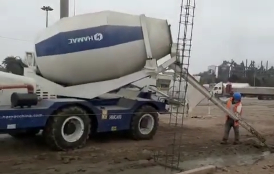 8m3 HAMAC mixer truck is ready for delivery