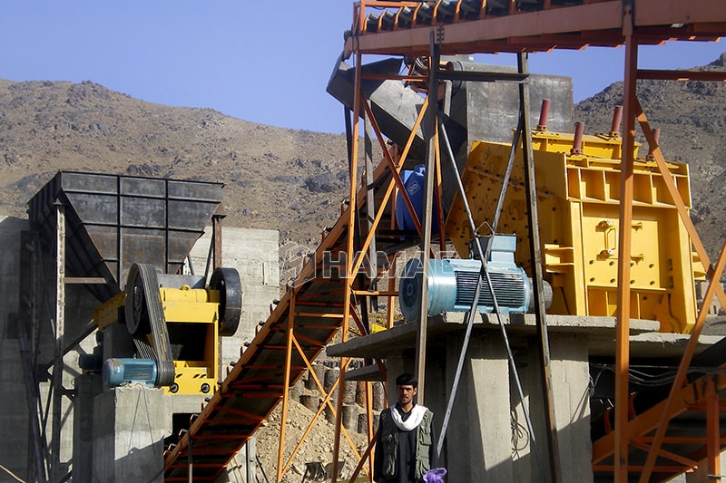 Jaw crusher and impact crusher in Iraq