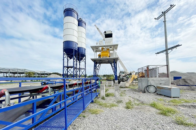 Concrete batch plant parts for assembly 