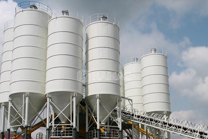 Welded type cement silo for batching plant 