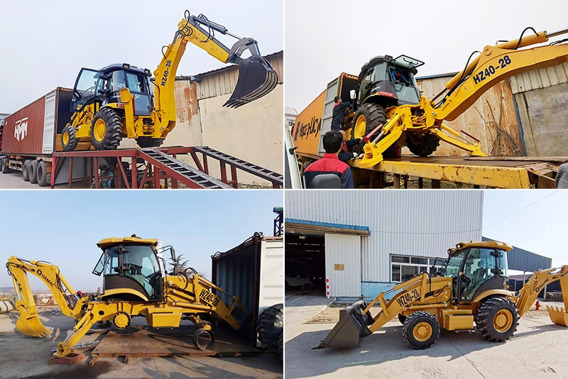 Backhoe Loader shipping pictures