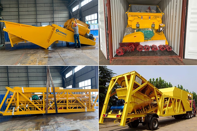 Mobile Concrete Batching Plant shipping pictures