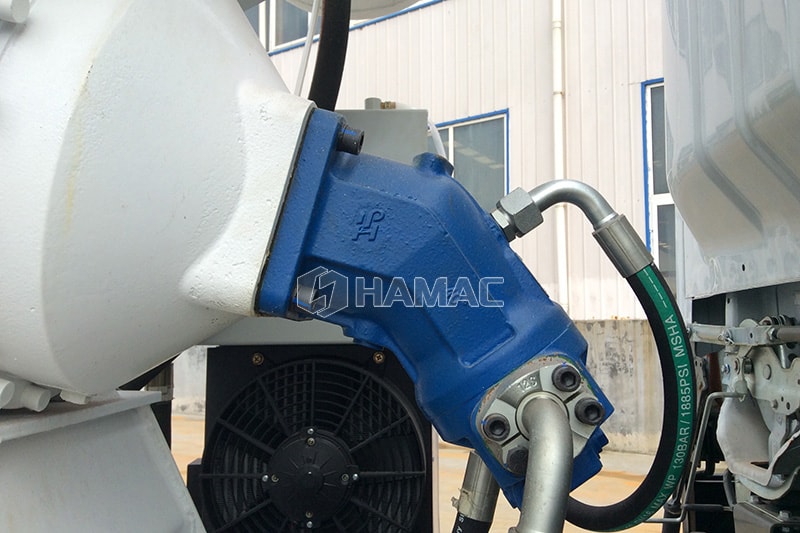 Hydraulic motor for mixer truck