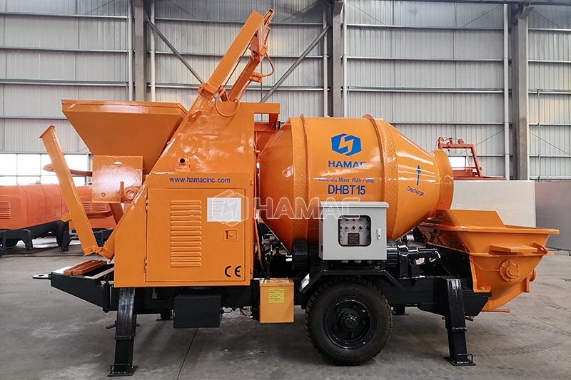 Concrete mixer pump for sale is ready for delivery 