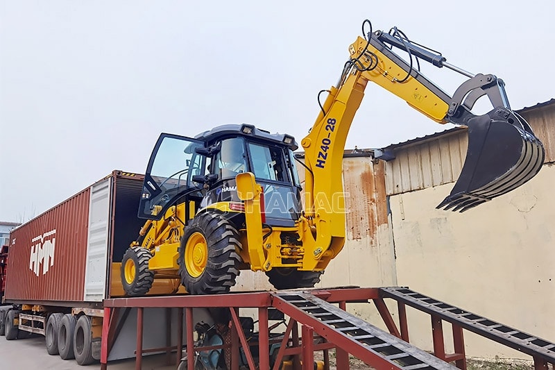 Features of HAMAC backhoe loader for sale