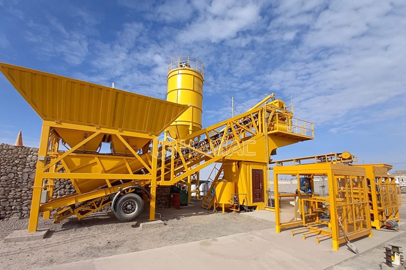 The mixing and metering platform is equipped with an epitaxial platform