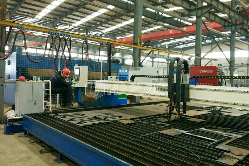 Placing Boom Is Being Produced In Factory