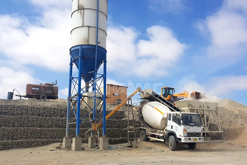 dry batch concrete plant