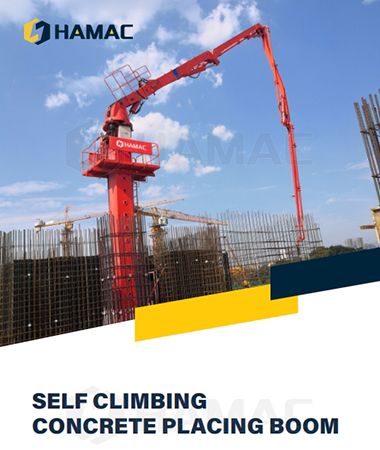 Self climbing concrete Placing Boom