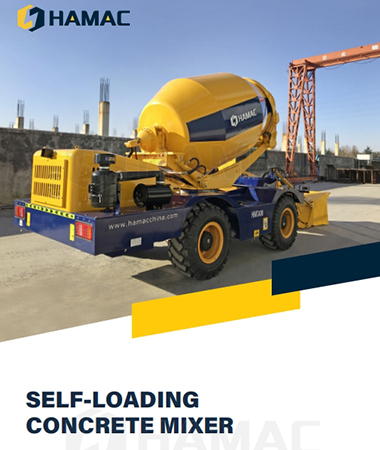 Self loading Concrete Mixer