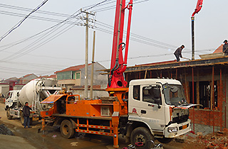 Truck-mounted Concrete Boom Pump