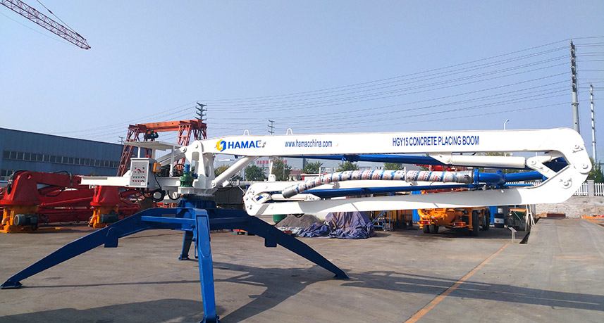 Mobile Hydraulic Concrete Placing Boom