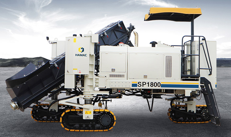 Offset Slipform Paver