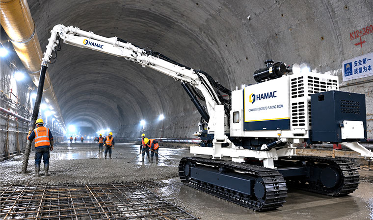 Crawler Hydraulic Concrete Placing Boom