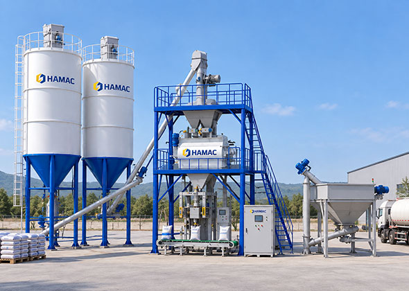 20-40 ton/h Dry Mortar Mixing Plant