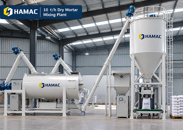 8-20 ton/h Dry Mortar Mixing Plant