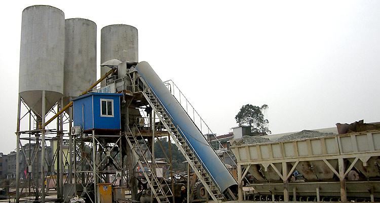 HZS75A Concrete Batching Plant