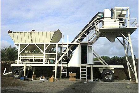YHZS25 Mobile Batching Plant