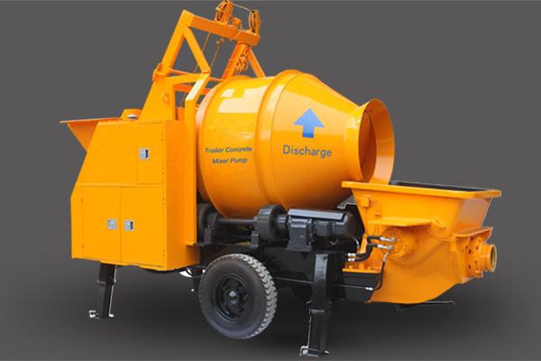 <b>Concrete Mixer with Pump</b>