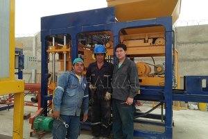 QT6-15 Automatic Block Making Machine in Peru