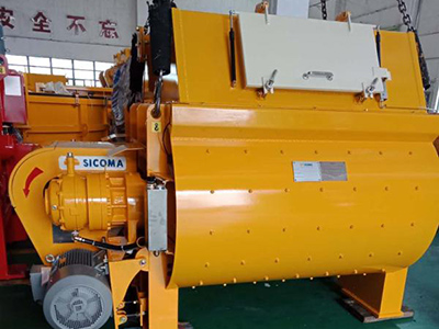 <b>MEO1750/1250 SICOMA Concrete mixer delivered to South Asia</b>