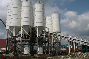 HZS90 concrete batching plant in Ethiopia