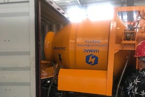 DHBT15 concrete mixer with pump in South Africa