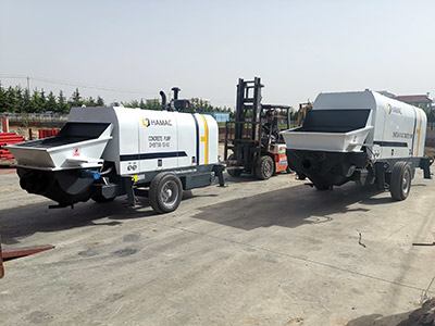 <b>Two units of diesel concrete pump are delivered to East African country</b>