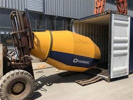 <b>HAMAC HMC400 self loading concrete mixer delivering to Tonga</b>
