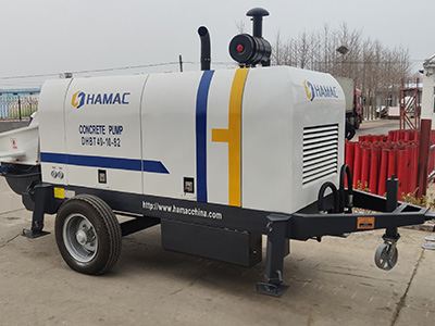 DHBT40 Diesel Concrete Pump was delivered to Peru