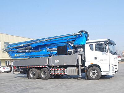 48m Truck Mounted Concrete Boom Pump Delivery To Cayman Islands