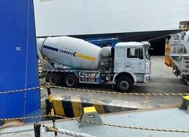 Three units concrete transit mixer were delivered to Peru