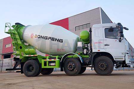 2 Sets of 8m3 Concrete Mixer Truck were Delivered to South Asia