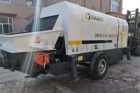 DHBT60 diesel concrete pump played a role in Ethiopia
