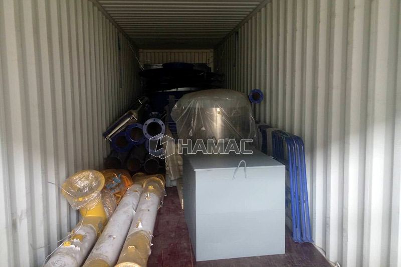 35m3/H Concrete Dry Batching Plant Was Sent to Sudan