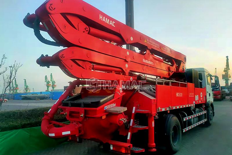 <b>HAMAC 30m Truck Mounted Boom Pump was Shipped to Peru</b>