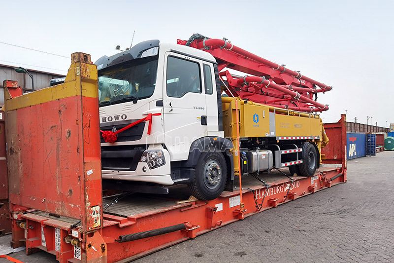 30 Metes Truck-mounted Concrete Boom Pump Was Delivered to The Philippines