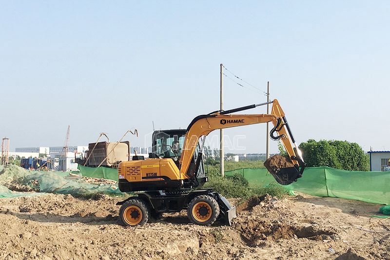 Working principle of excavator bucket