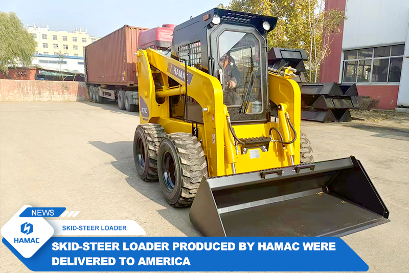 JC75C skid-steer loader and TS75C skid-steer loader were delivered successfully to America