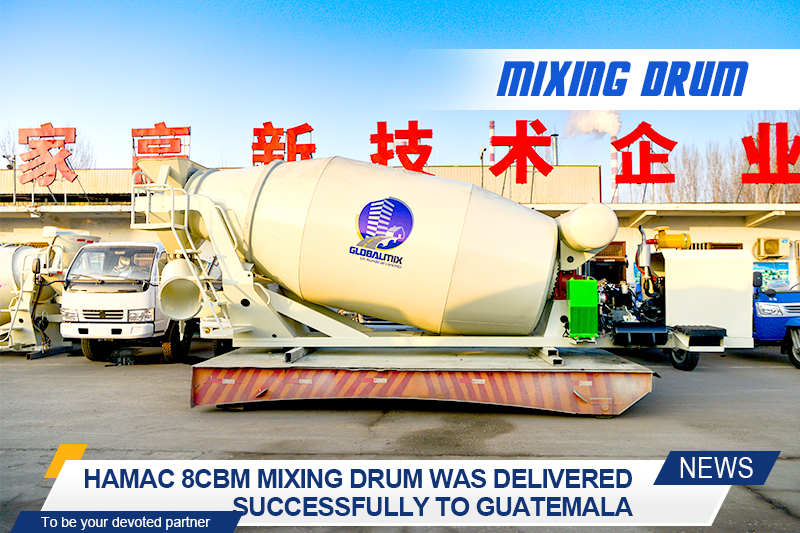 HAMAC 8CBM MIXING DRUM  TO GUATEMALA