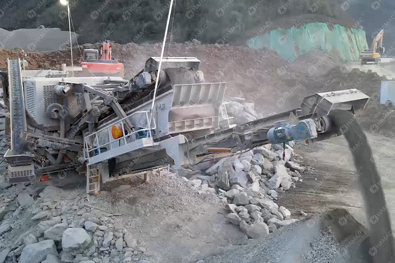 Tracked Impact Crusher Plant shipping pictures